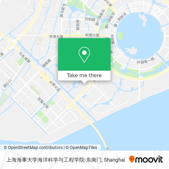 上海海事大学海洋科学与工程学院-东南门 map