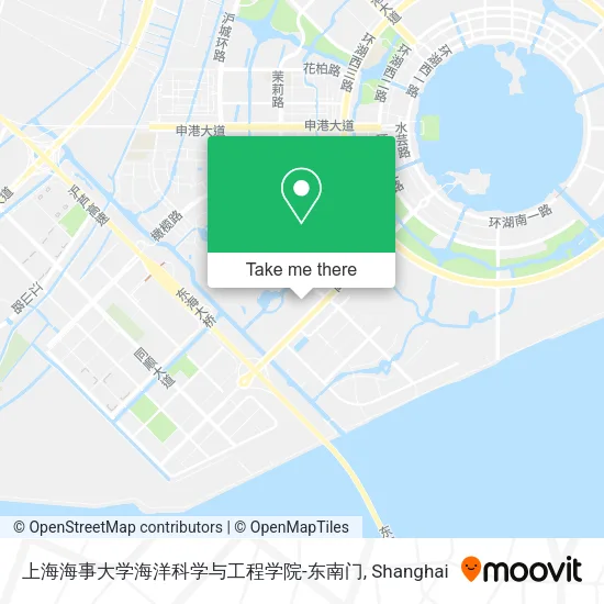 上海海事大学海洋科学与工程学院-东南门 map