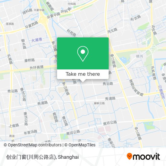 创业门窗(川周公路店) map