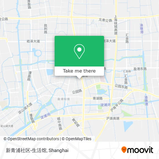 新青浦社区-生活馆 map