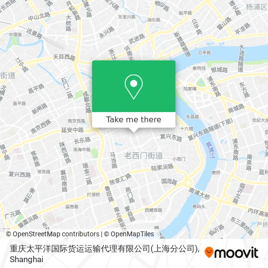 重庆太平洋国际货运运输代理有限公司(上海分公司) map