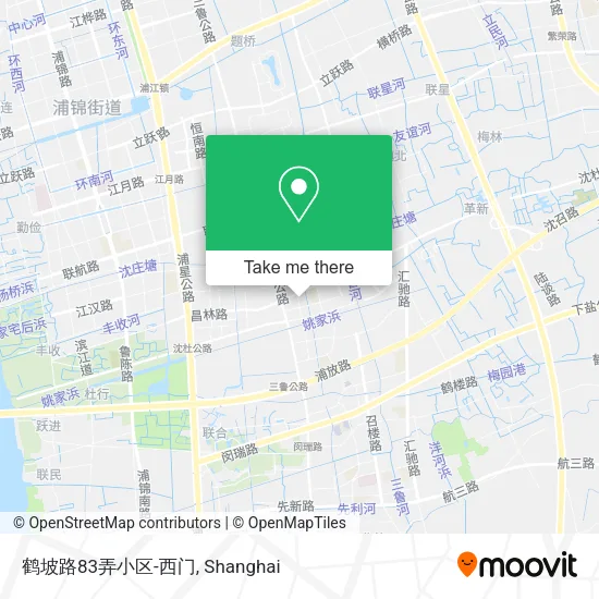 鹤坡路83弄小区-西门 map