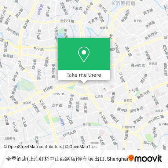 全季酒店(上海虹桥中山西路店)停车场-出口 map