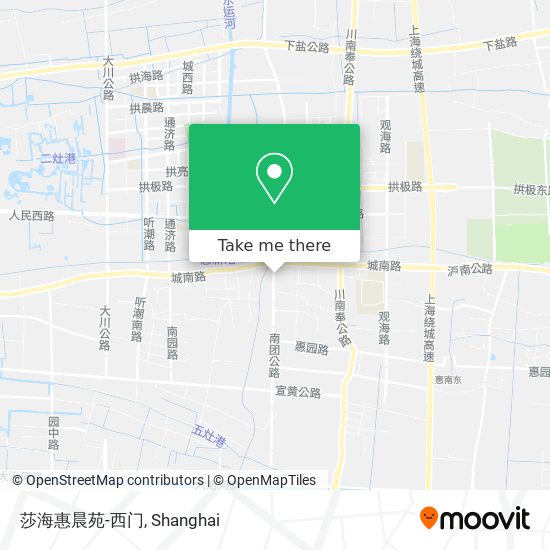 莎海惠晨苑-西门 map