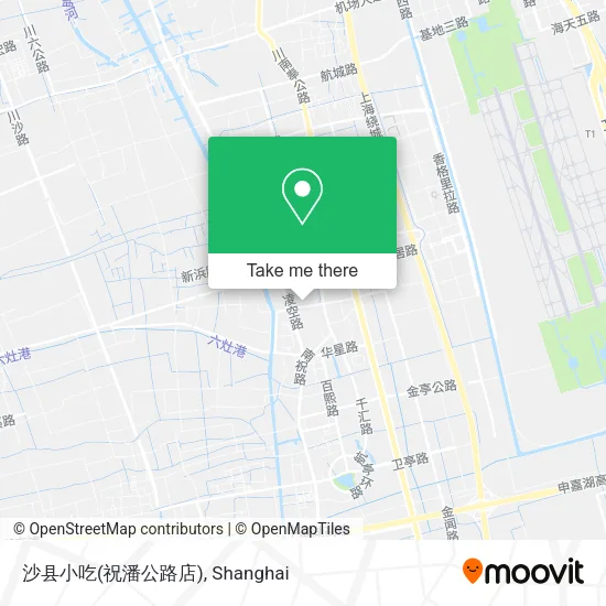 沙县小吃(祝潘公路店) map