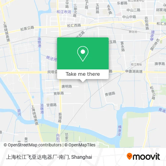 上海松江飞亚达电器厂-南门 map