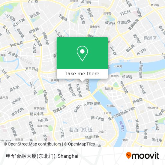 申华金融大厦(东北门) map