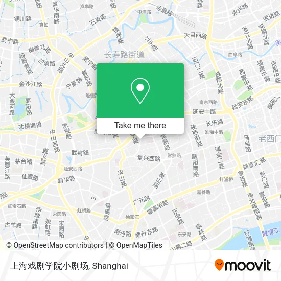 上海戏剧学院小剧场 map