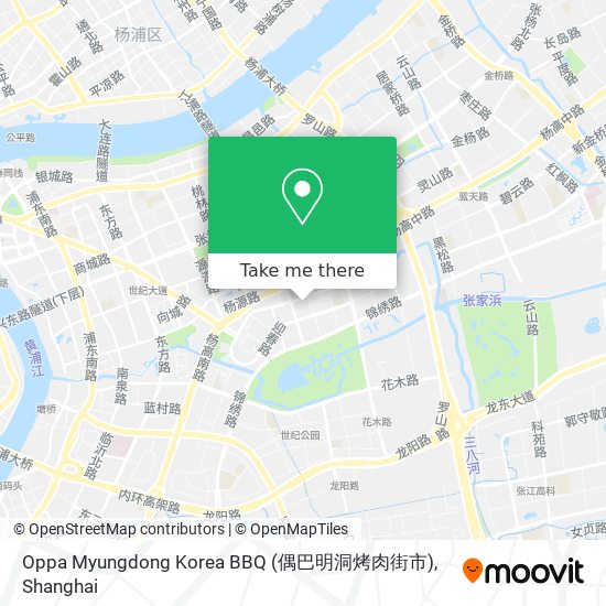 Oppa Myungdong Korea BBQ (偶巴明洞烤肉街市) map