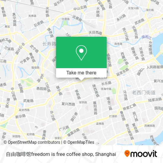 自由咖啡馆freedom is free coffee shop map