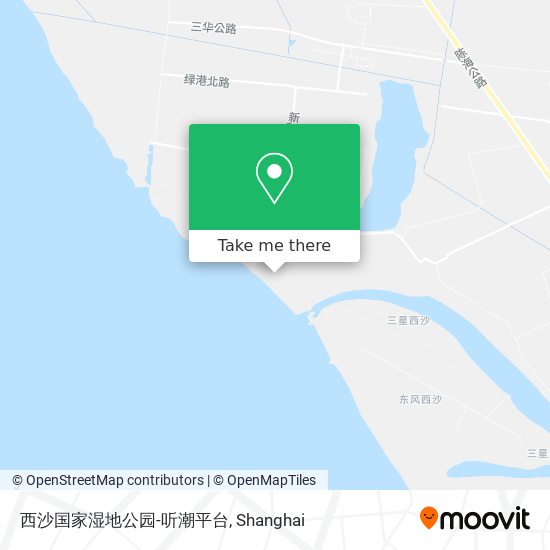 西沙国家湿地公园-听潮平台 map