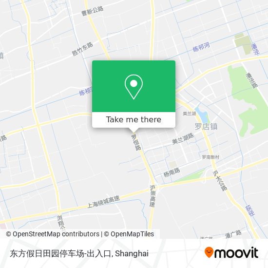 东方假日田园停车场-出入口 map