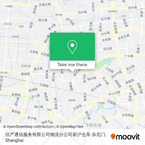 信产通信服务有限公司物流分公司新沪仓库-东北门 map