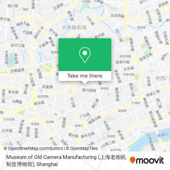 Museum of Old Camera Manufacturing (上海老相机制造博物馆) map