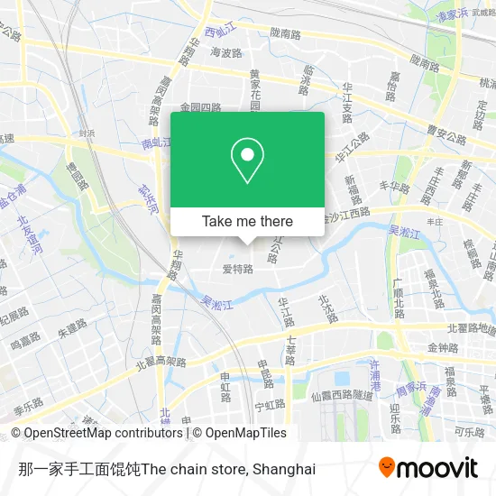 那一家手工面馄饨The chain store map