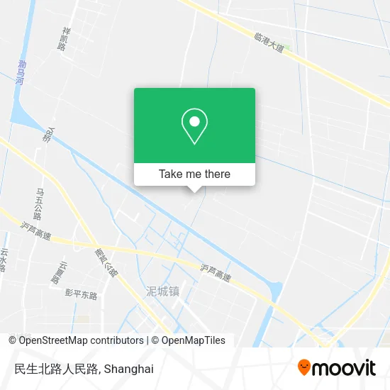 民生北路人民路 map