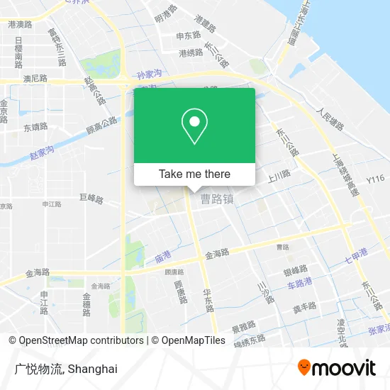 广悦物流 map