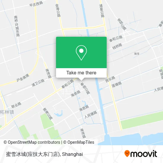 蜜雪冰城(应技大东门店) map