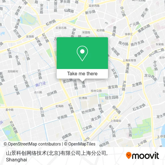山景科创网络技术(北京)有限公司上海分公司 map