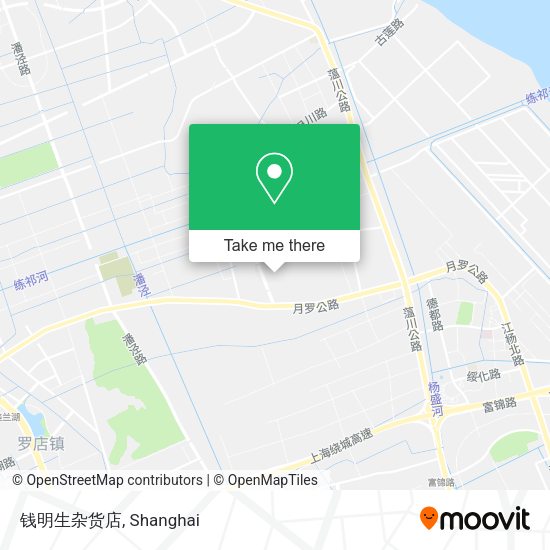 钱明生杂货店 map