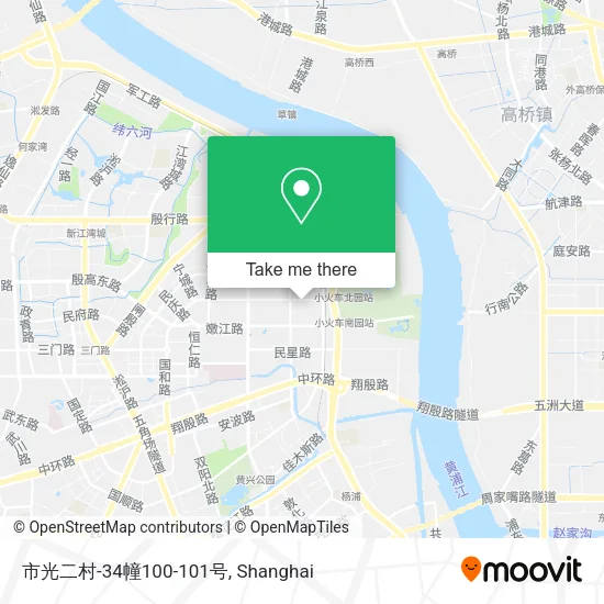 市光二村-34幢100-101号 map