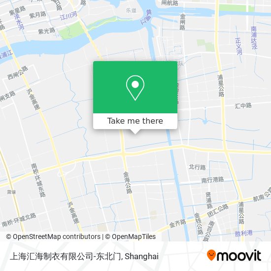 上海汇海制衣有限公司-东北门 map