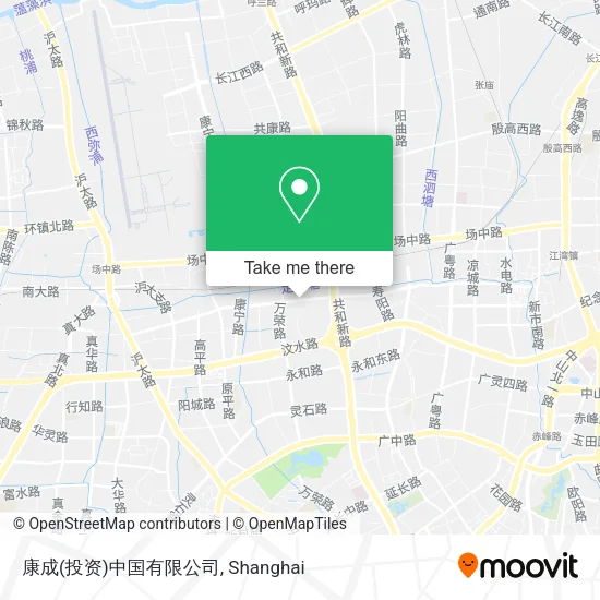 康成(投资)中国有限公司 map