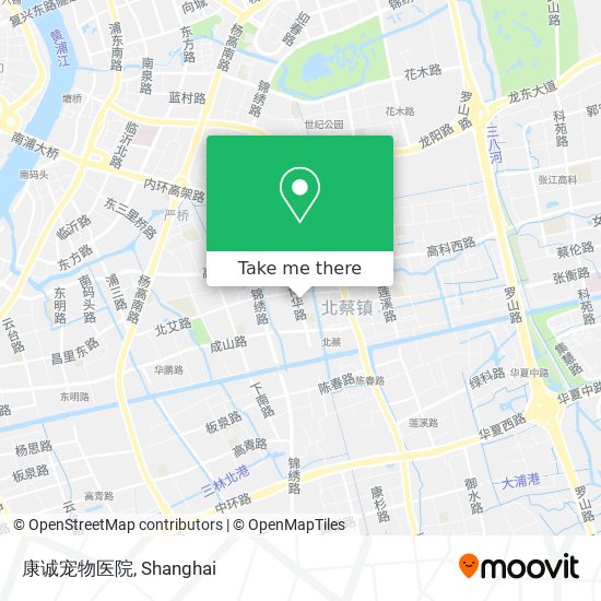 康诚宠物医院 map