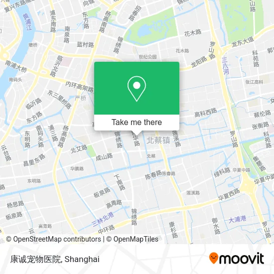 康诚宠物医院 map