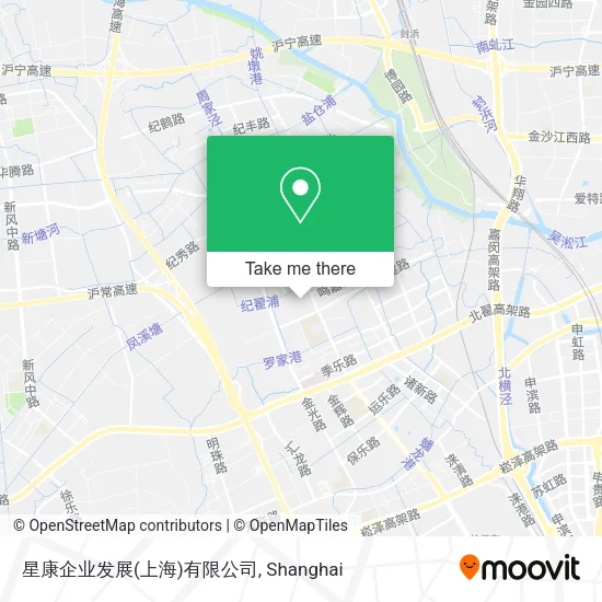 星康企业发展(上海)有限公司 map