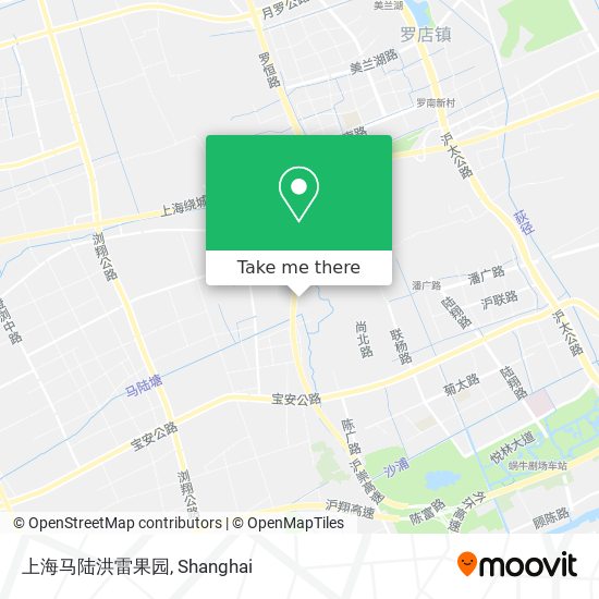 上海马陆洪雷果园 map