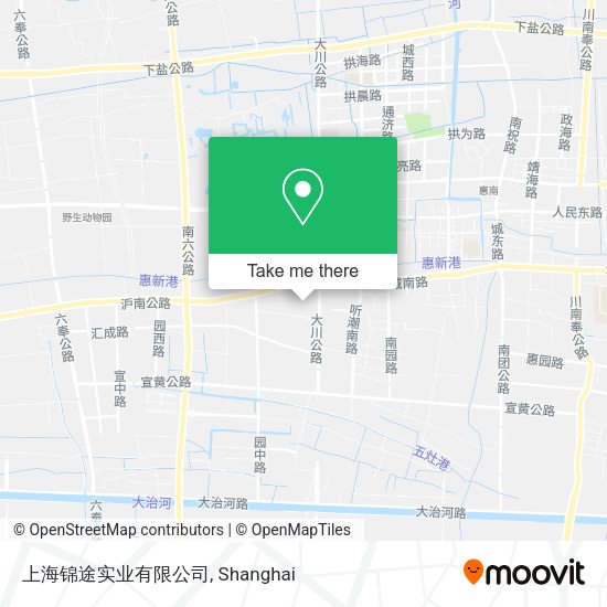 上海锦途实业有限公司 map