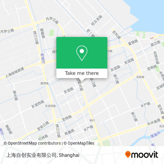 上海自创实业有限公司 map