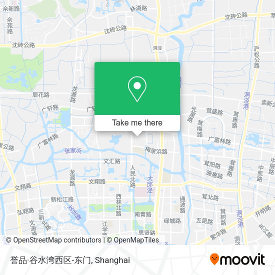 誉品·谷水湾西区-东门 map