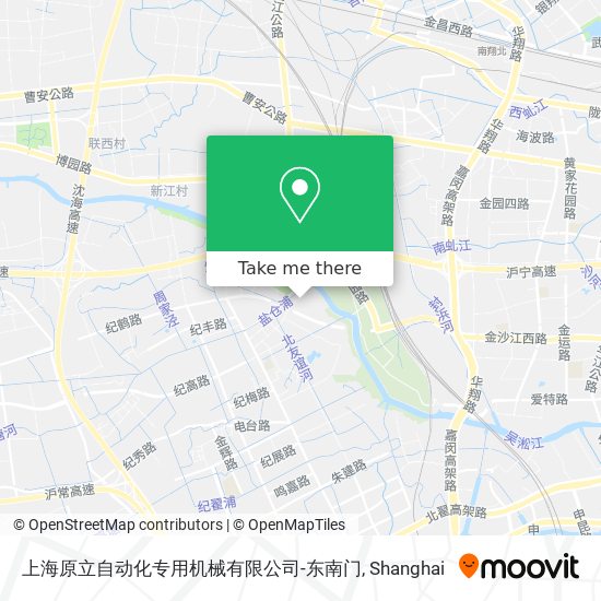 上海原立自动化专用机械有限公司-东南门 map