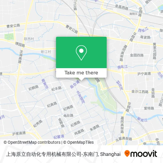上海原立自动化专用机械有限公司-东南门 map