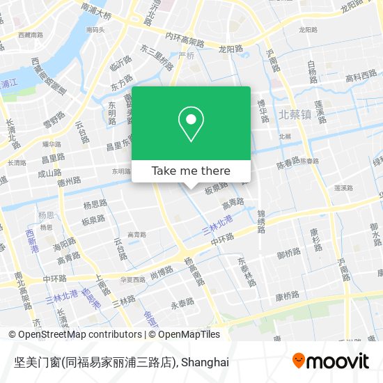 坚美门窗(同福易家丽浦三路店) map