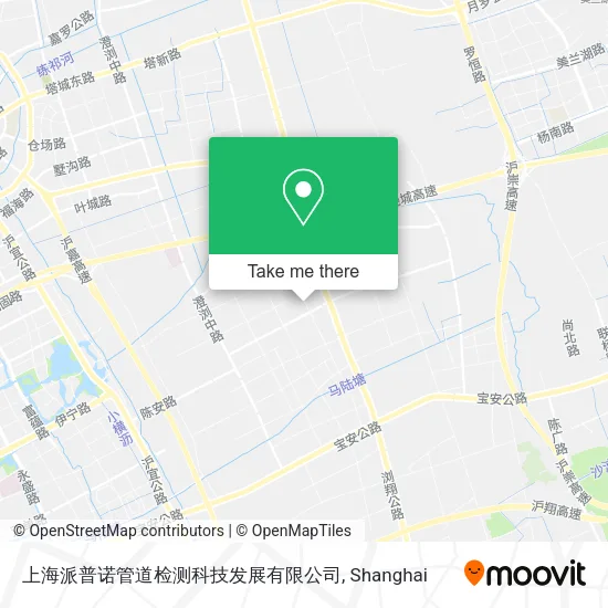 上海派普诺管道检测科技发展有限公司 map