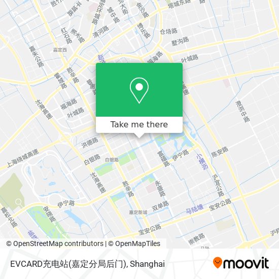 EVCARD充电站(嘉定分局后门) map