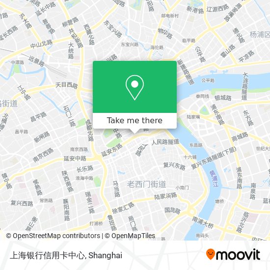 上海银行信用卡中心 map
