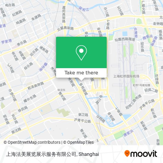 上海法美展览展示服务有限公司 map