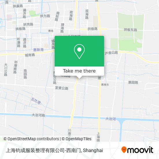 上海钧成服装整理有限公司-西南门 map