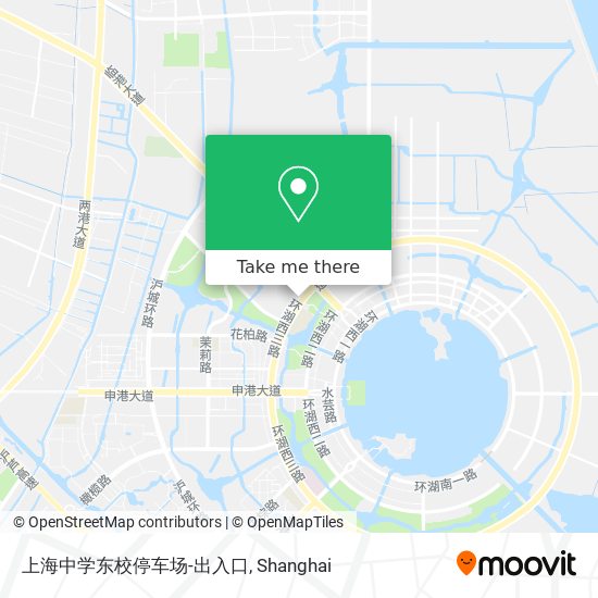 上海中学东校停车场-出入口 map