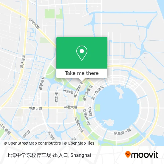上海中学东校停车场-出入口 map