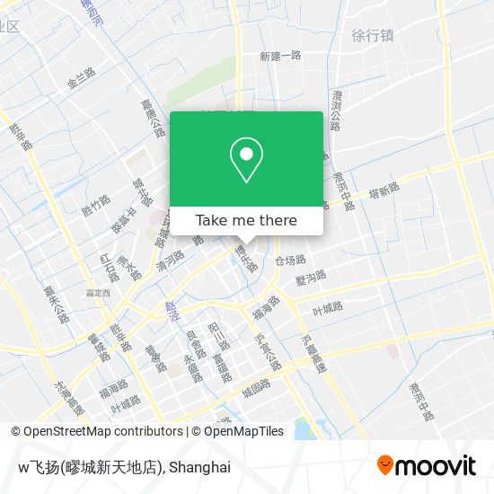 w飞扬(疁城新天地店) map