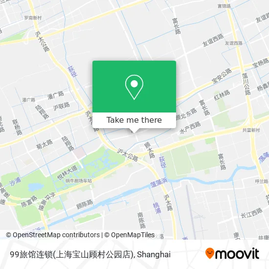 99旅馆连锁(上海宝山顾村公园店) map