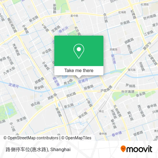 路侧停车位(惠水路) map