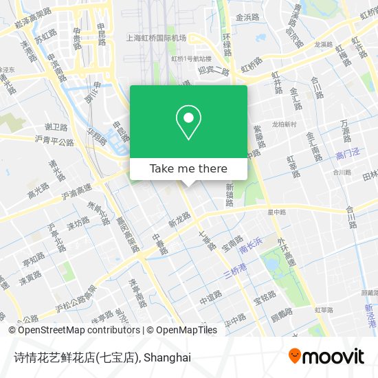 诗情花艺鲜花店(七宝店) map
