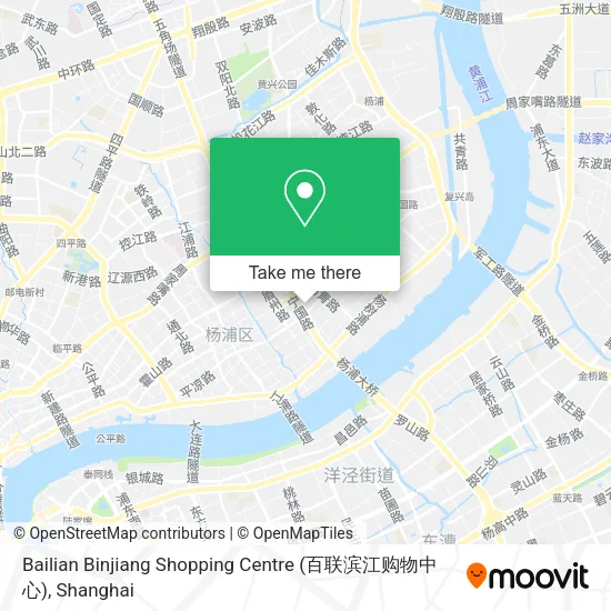Bailian Binjiang Shopping Centre (百联滨江购物中心) map