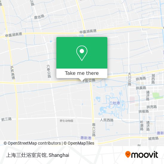上海三灶浴室宾馆 map